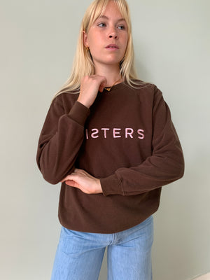 SISTERS embroidered sweatshirt small/medium S0204
