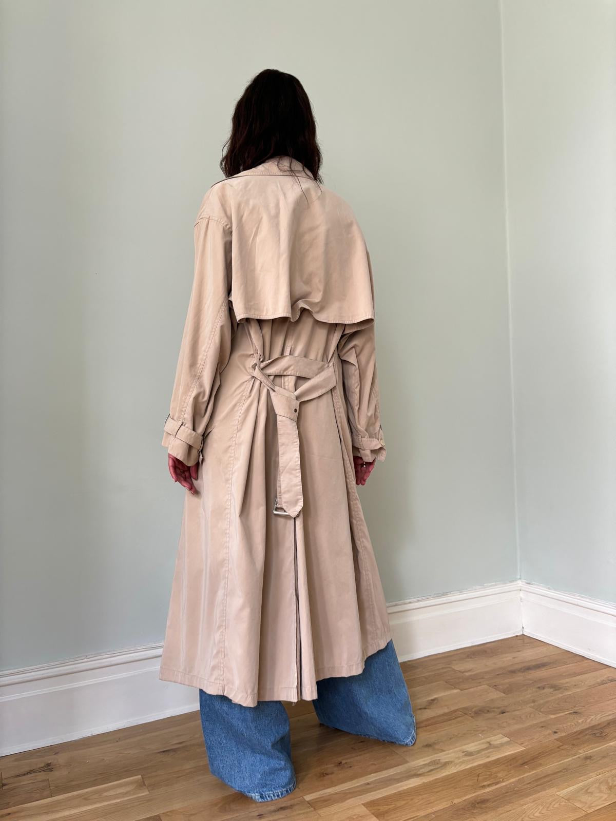 Nicole Farhi soft vintage trench coat