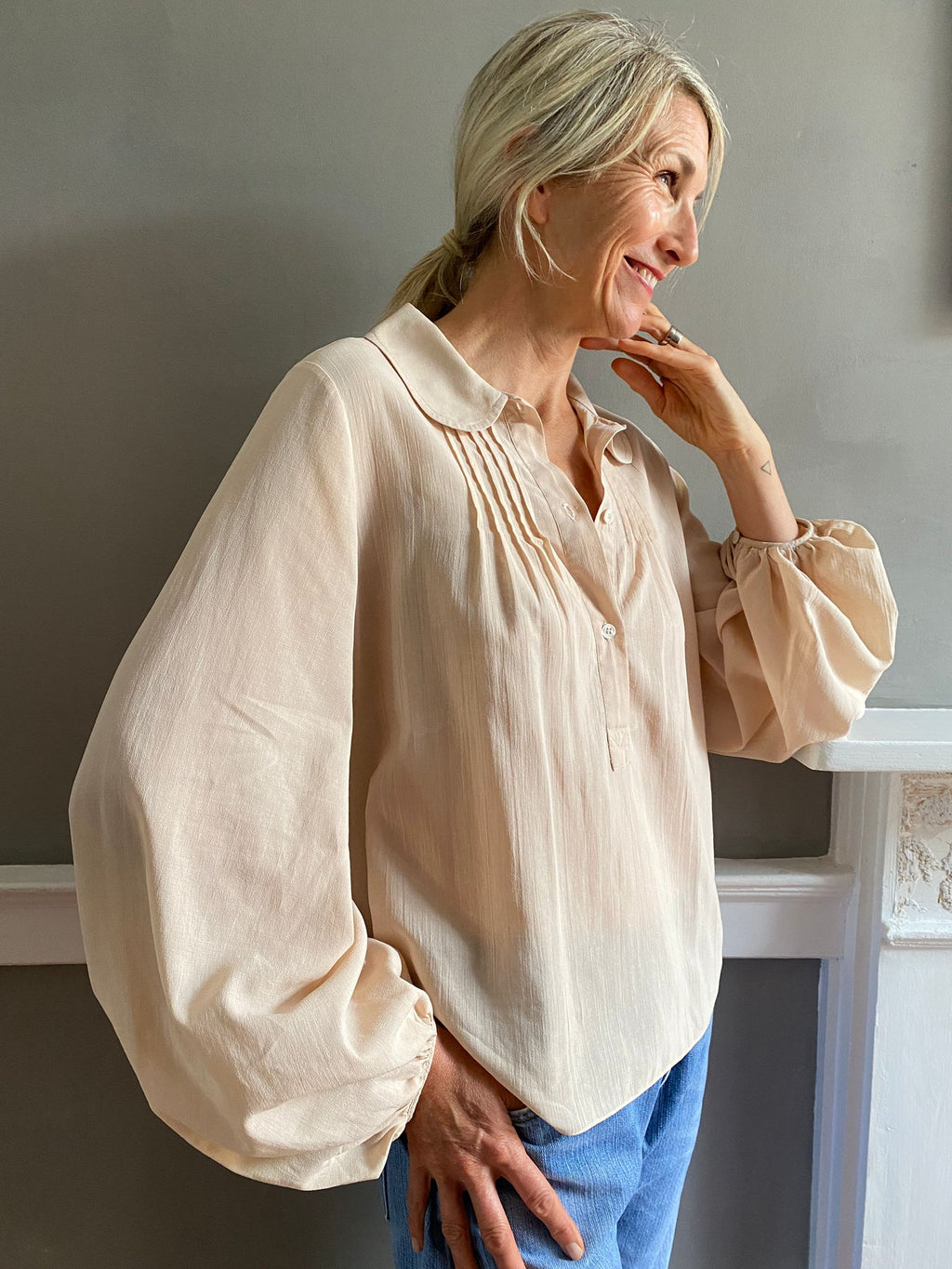Vintage Roland Mouret tunic blouse