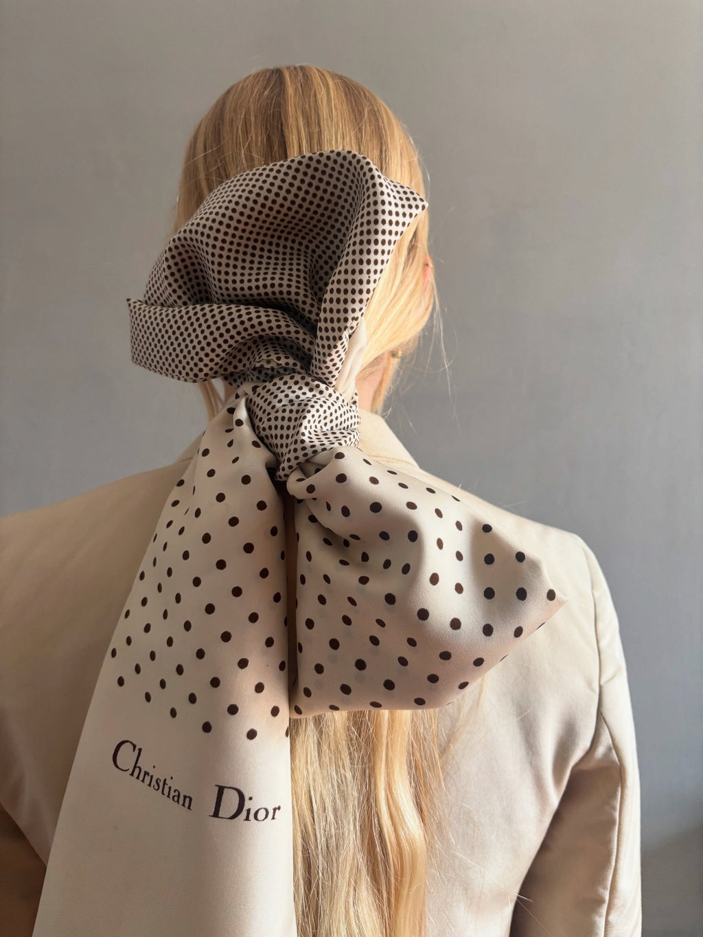 Vintage Christian Dior silk scarf