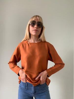 Vintage Yves Saint Laurent shell top blouse