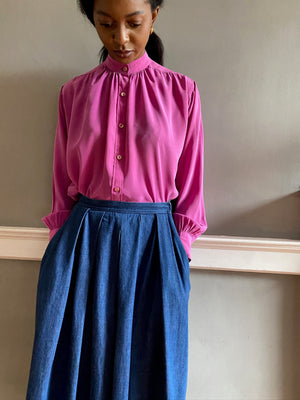 Vintage Yves Saint Laurent silk blouse