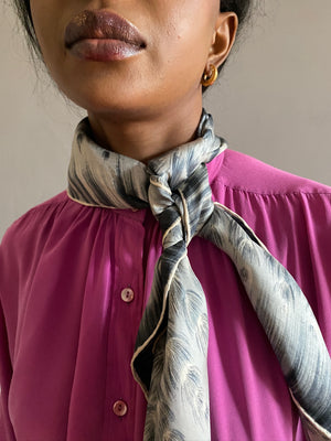 Vintage Yves Saint Laurent silk blouse