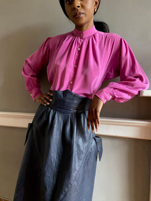 Vintage Yves Saint Laurent silk blouse
