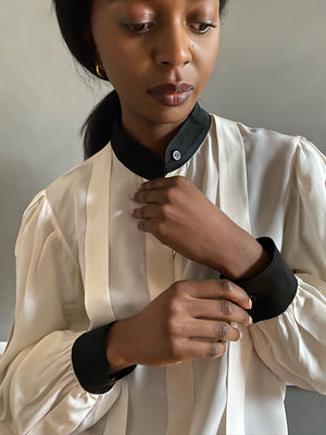 Vintage Yves Saint Laurent mono blouse