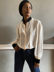 Vintage Yves Saint Laurent mono blouse