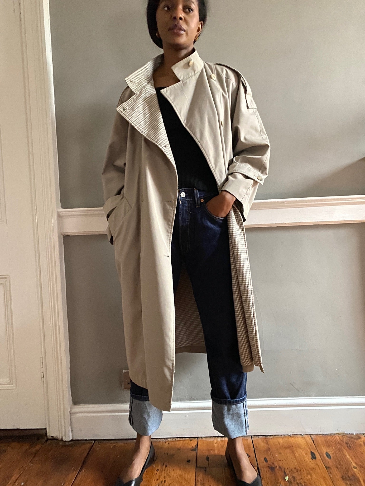 Vintage ENSIGN trench coat