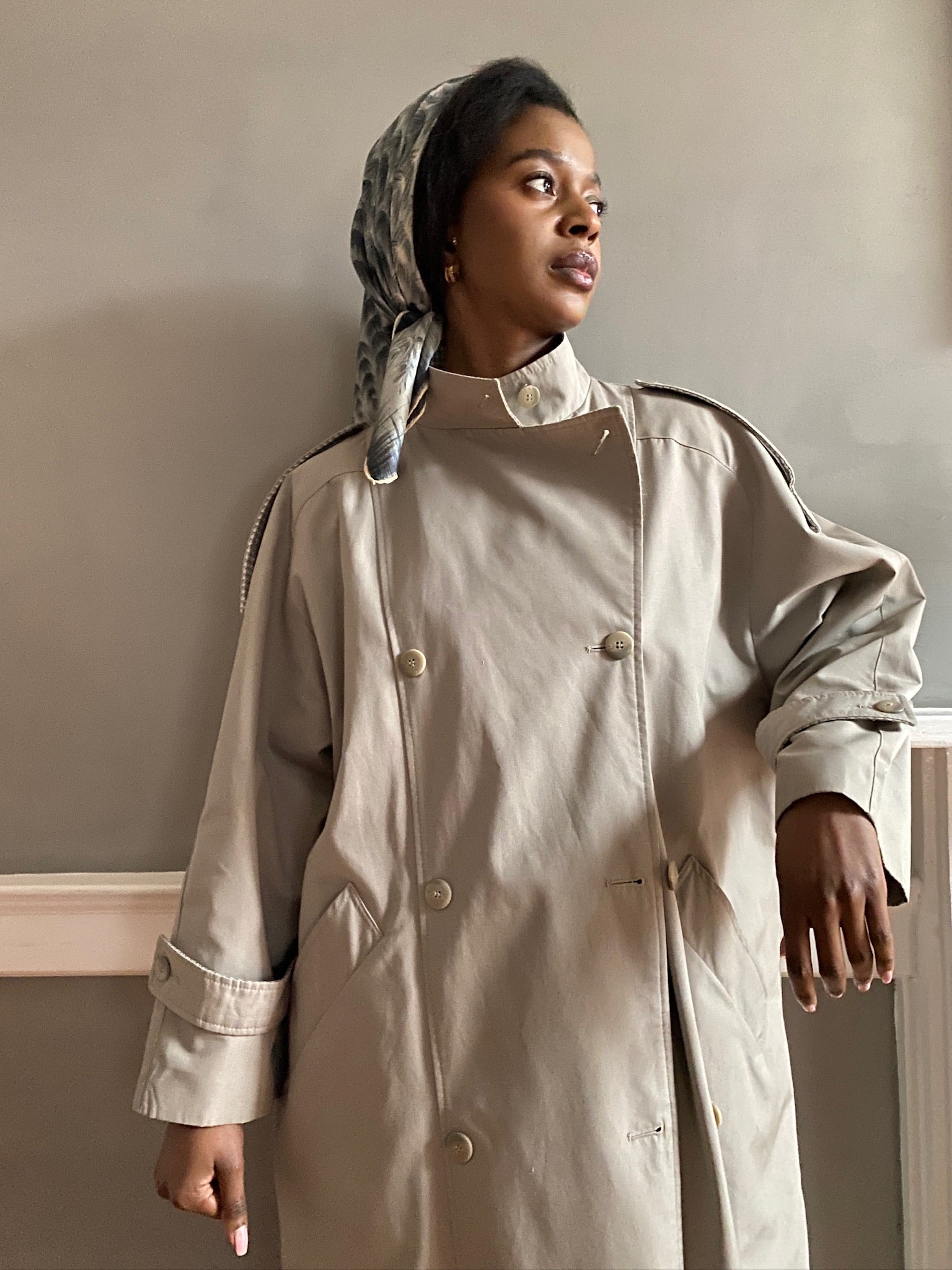 Vintage ENSIGN trench coat