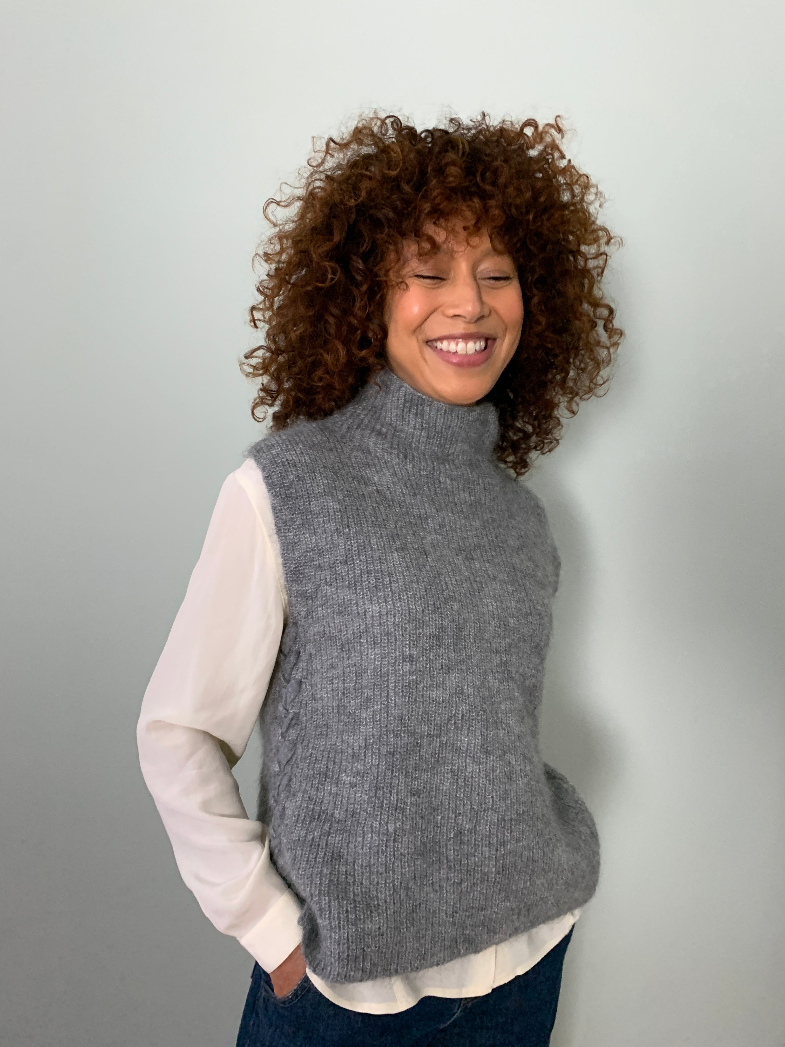 Pre-loved Athè Vanessa Bruno knitted vest