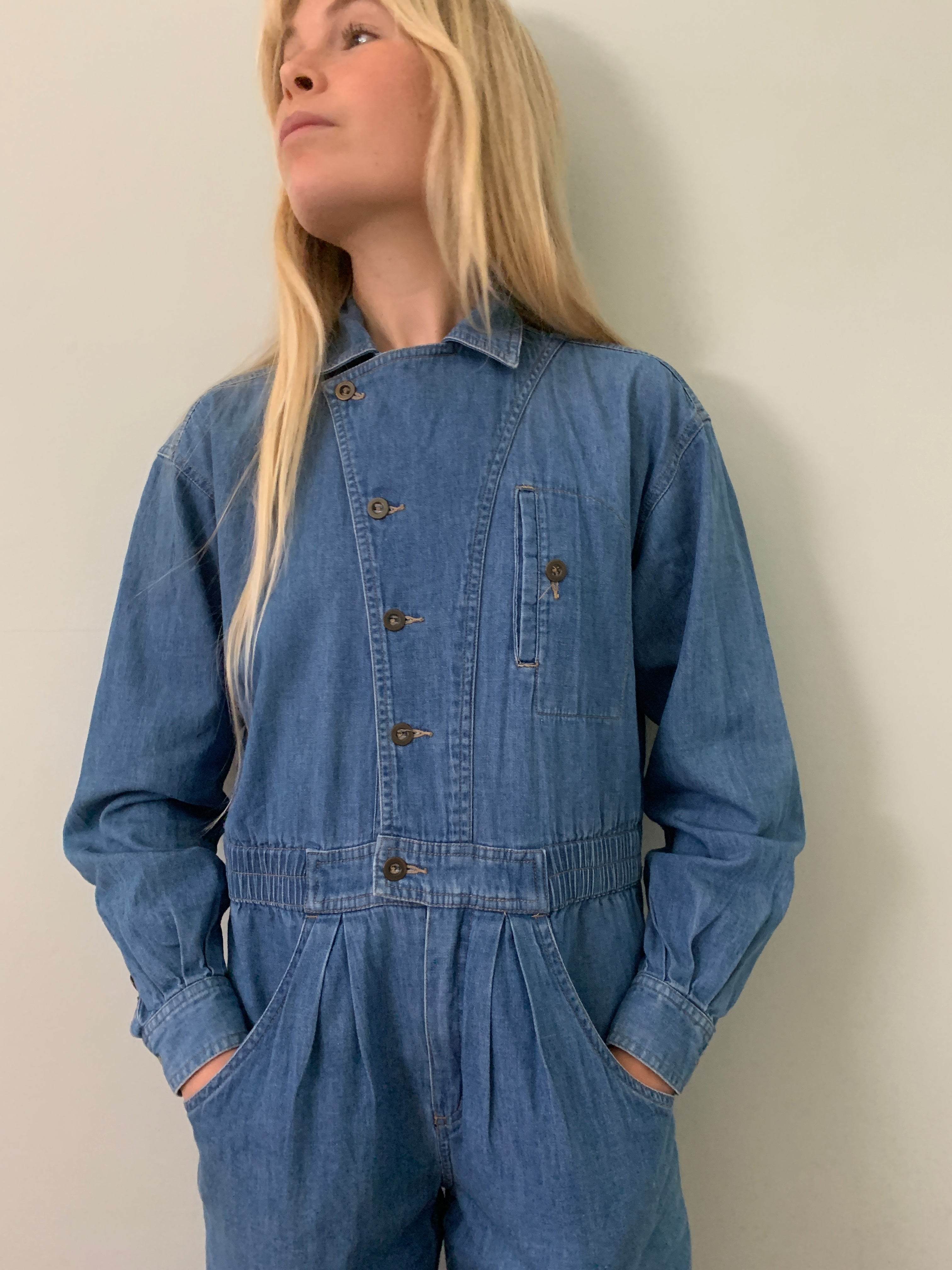 Vintage 90s Liz wear boiler-suit