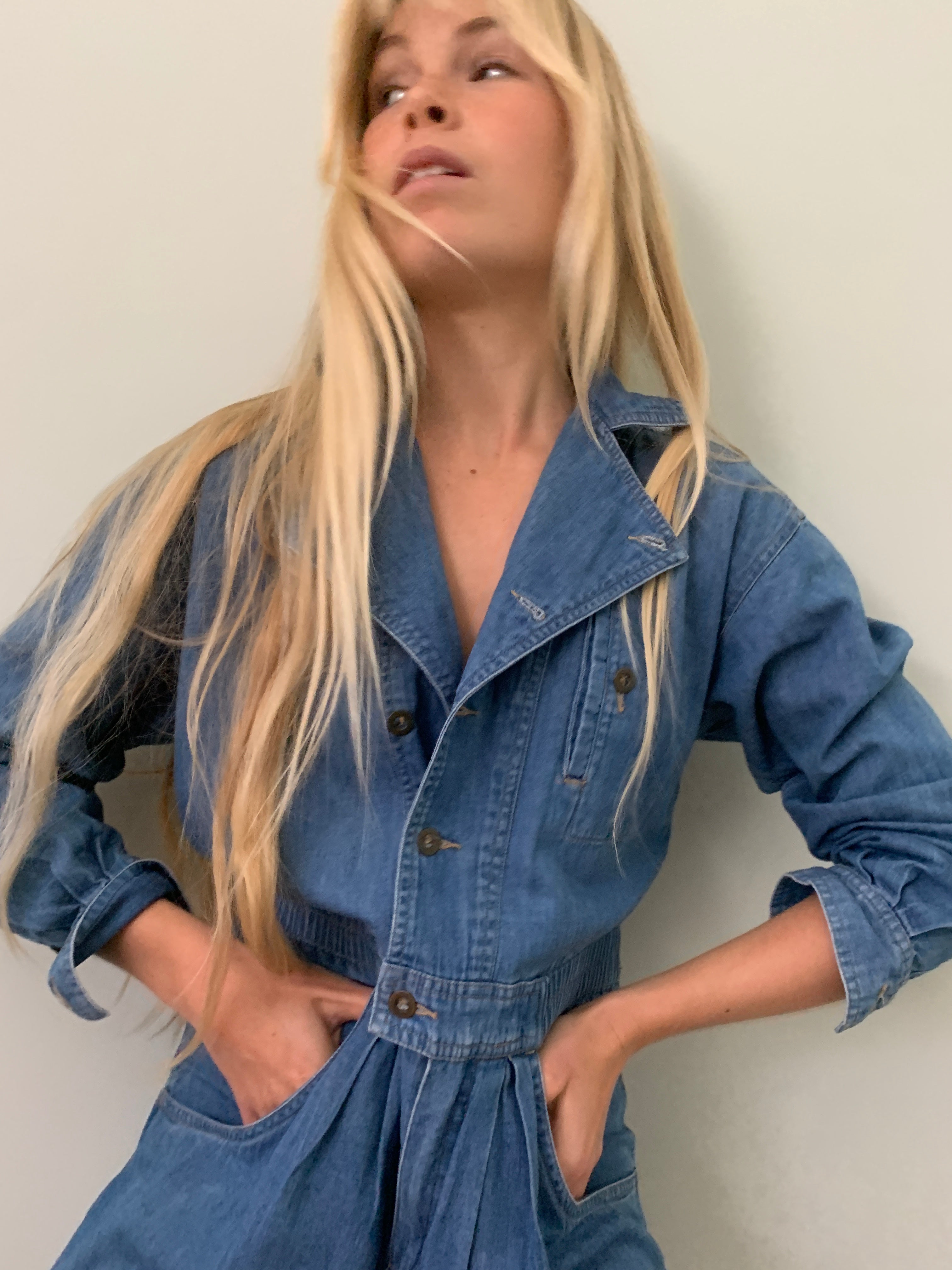 Vintage 90s Liz wear boiler-suit