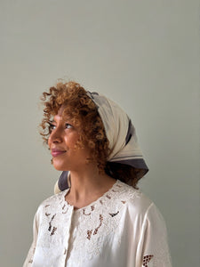 Vintage Jaeger silk headscarf