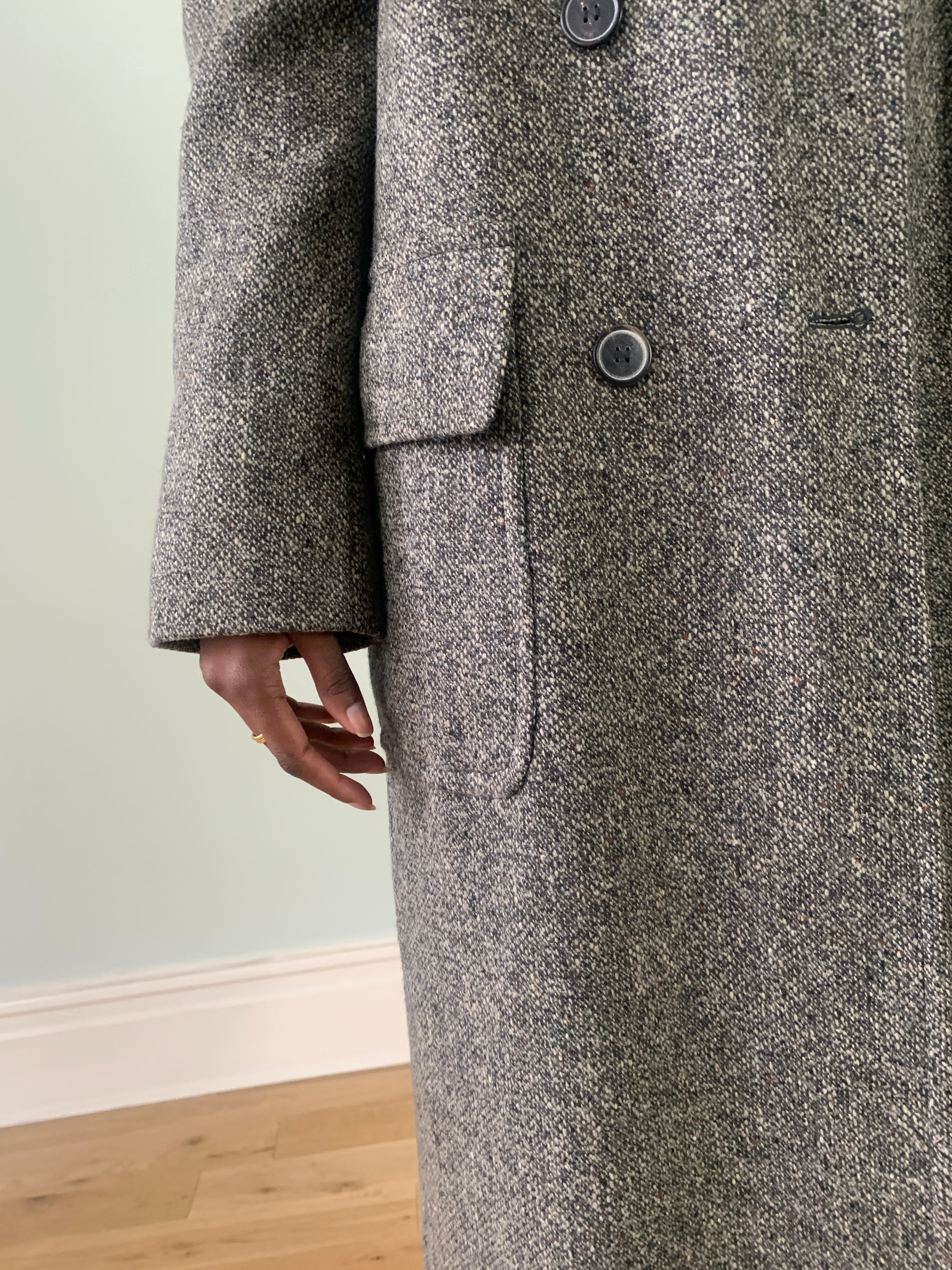 Vintage Mondi maxi wool coat