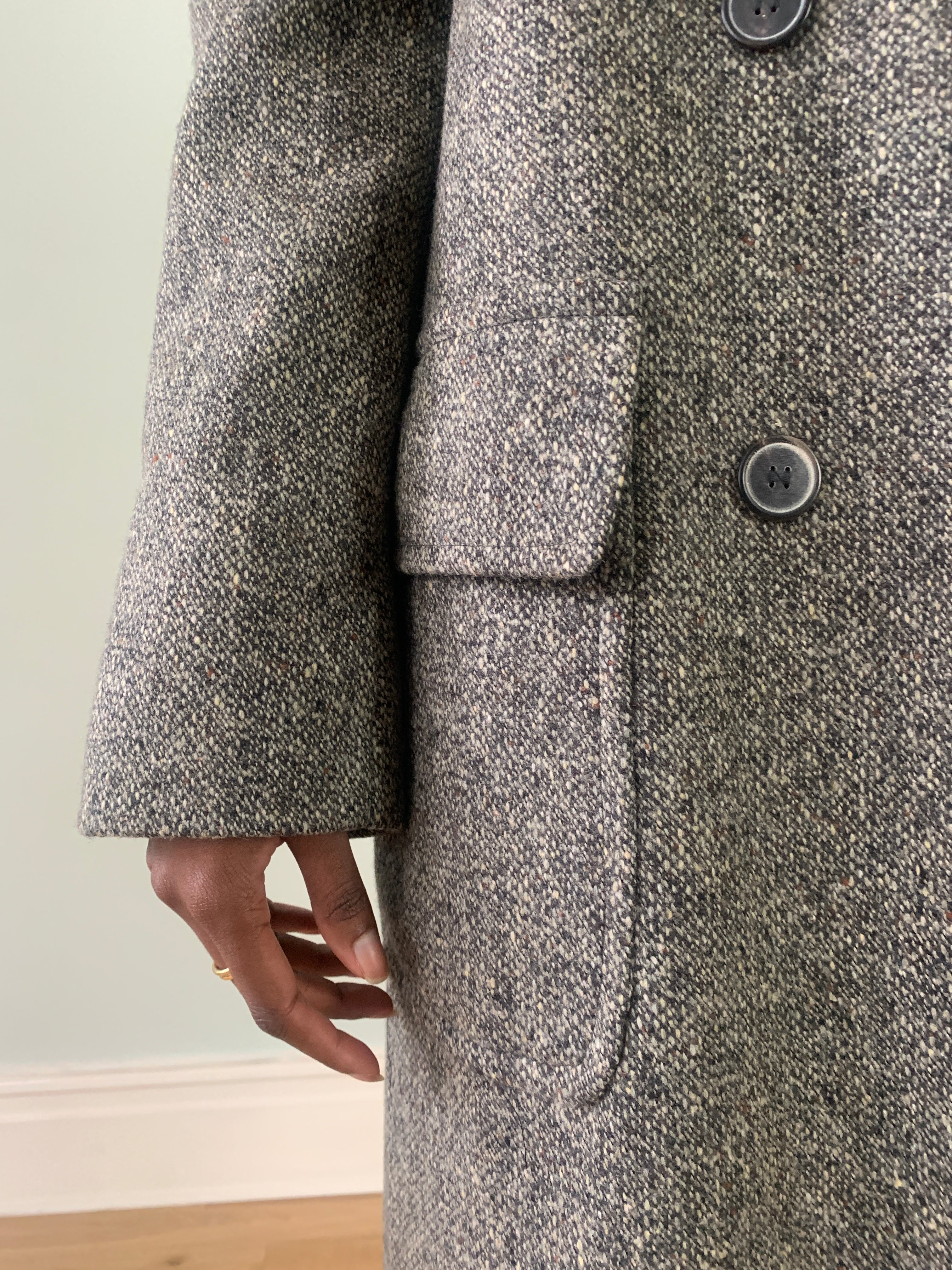 Vintage Mondi maxi wool coat