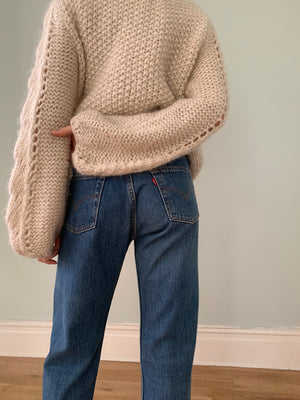 Pre-loved Ganni hand knitted Julliard jumper