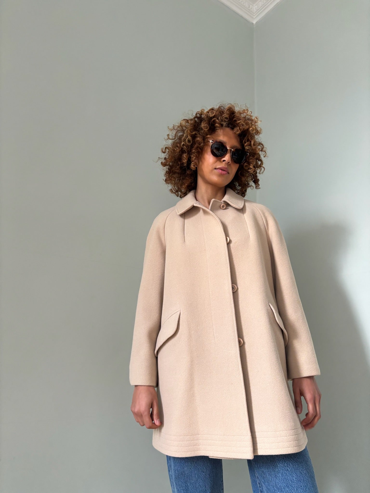 Vintage wool mix Aquascutum coat