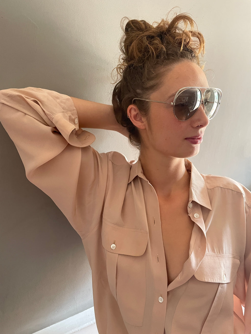 Vintage Escada LOVE blouse 32