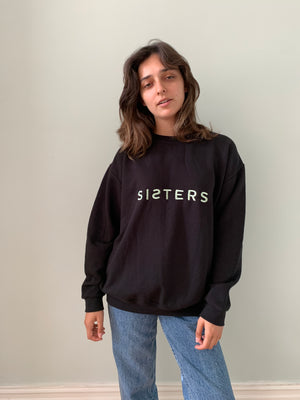SISTERS embroidered sweatshirt medium / large SS208