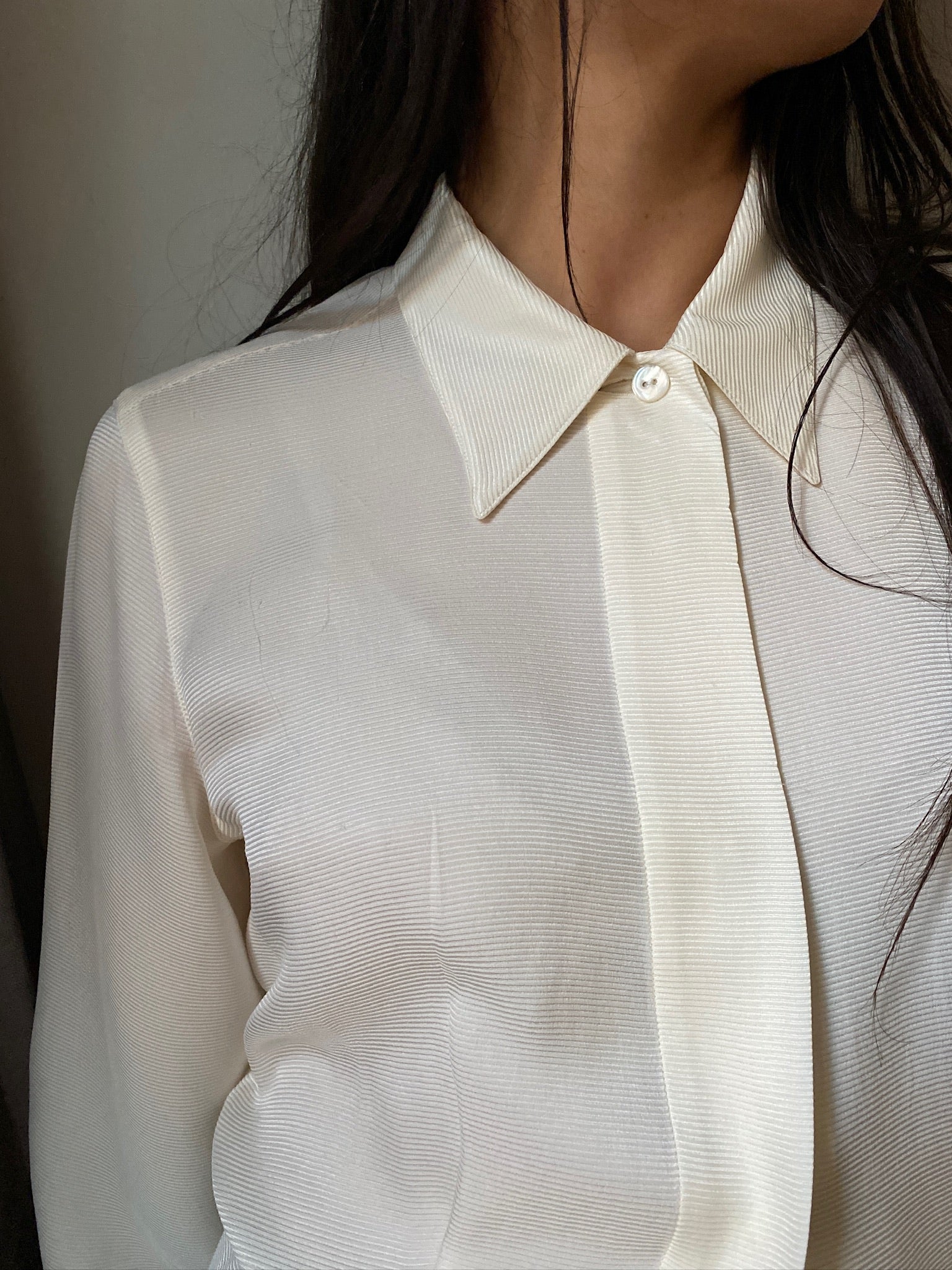 Vintage silk LOVE blouse 81