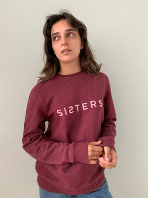 SISTERS embroidered sweatshirt Small SS206