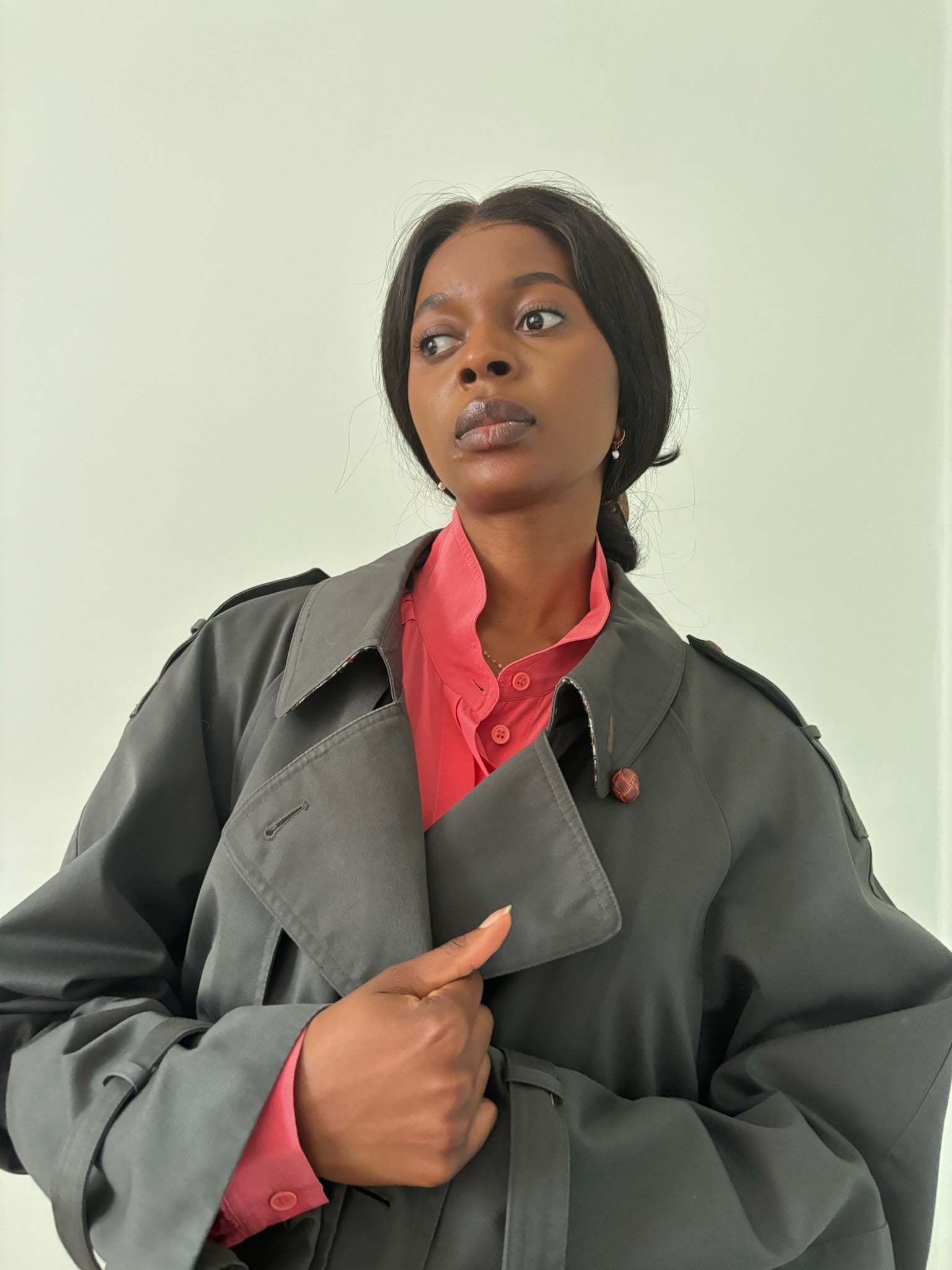 Vintage ENSIGN maxi trench coat