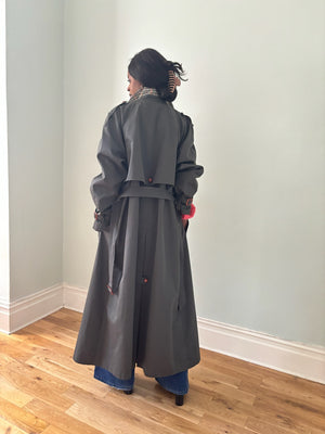 Vintage ENSIGN maxi trench coat