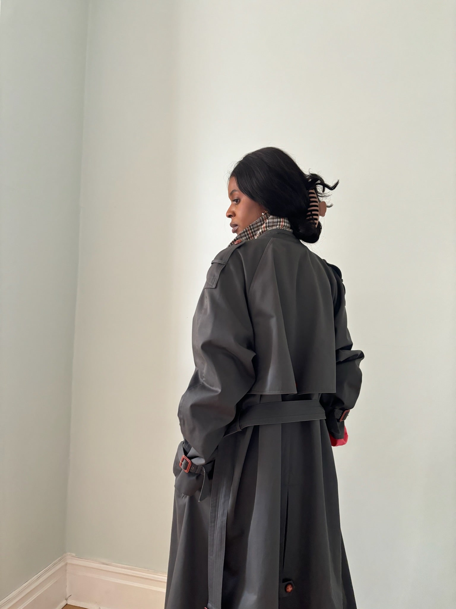 Vintage ENSIGN maxi trench coat