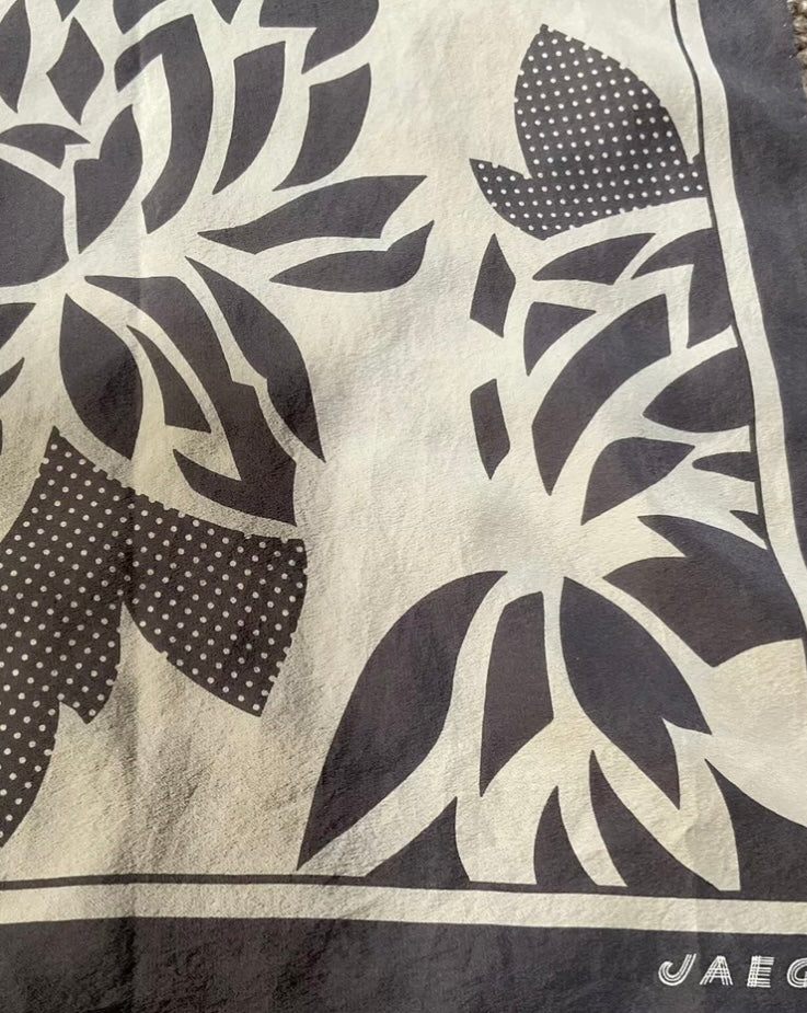 Vintage Jaeger silk headscarf