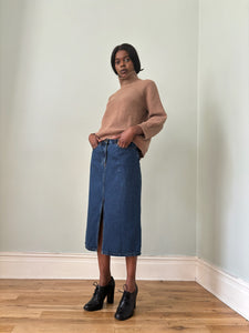 Vintage denim skirt UK12-14