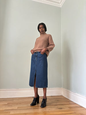 Vintage denim skirt UK12-14