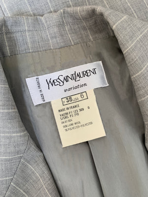 Vintage Yves Saint Laurent pinstripe suit