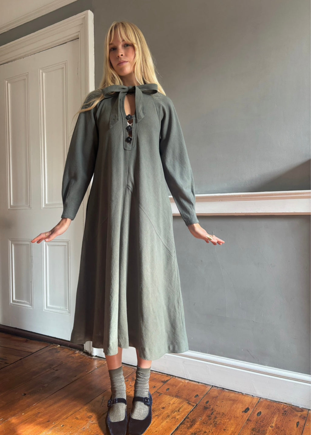Vintage Jean Muir crepe dress
