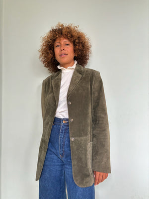 Vintage VALERIE STEVENS suede jacket UK10-12