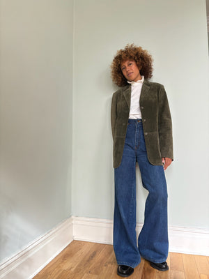 Vintage VALERIE STEVENS suede jacket UK10-12