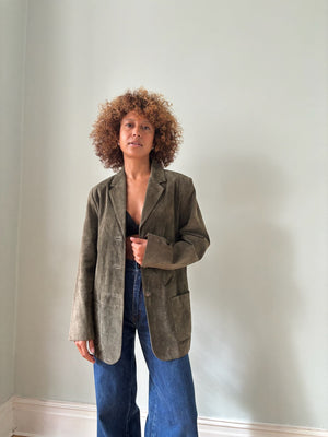 Vintage VALERIE STEVENS suede jacket UK10-12