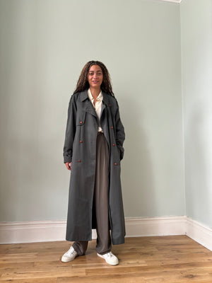 Vintage ENSIGN maxi trench coat