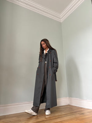 Vintage ENSIGN maxi trench coat