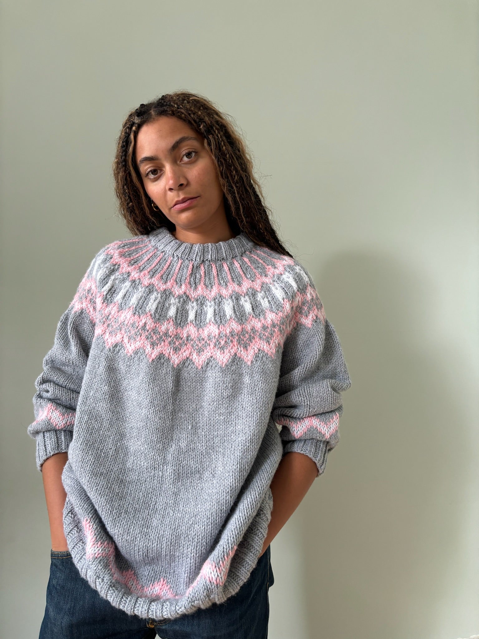 Vintage fairisle knit jumper