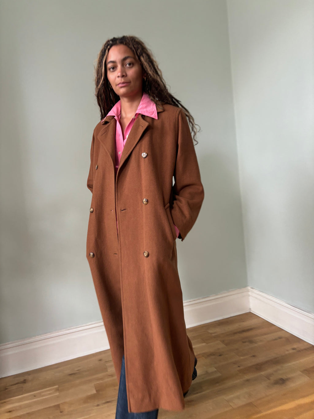 Vintage Austin Reed wool cashmere coat