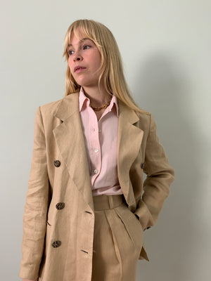 Vintage silk Jaeger LOVE blouse 36