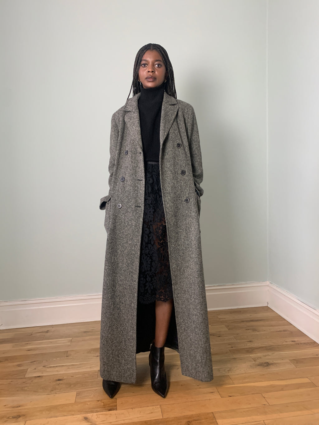 Vintage Mondi maxi wool coat