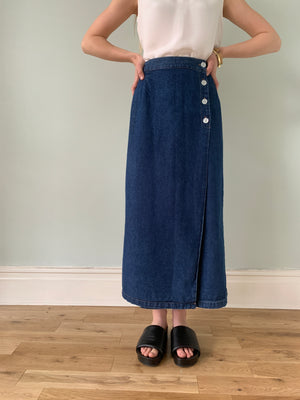 Vintage California Influence denim skirt UK 10/11