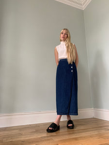 Vintage California Influence denim skirt UK 10/11