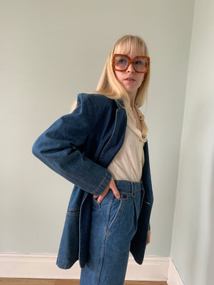 Vintage DKNY denim blazer UK 8-12