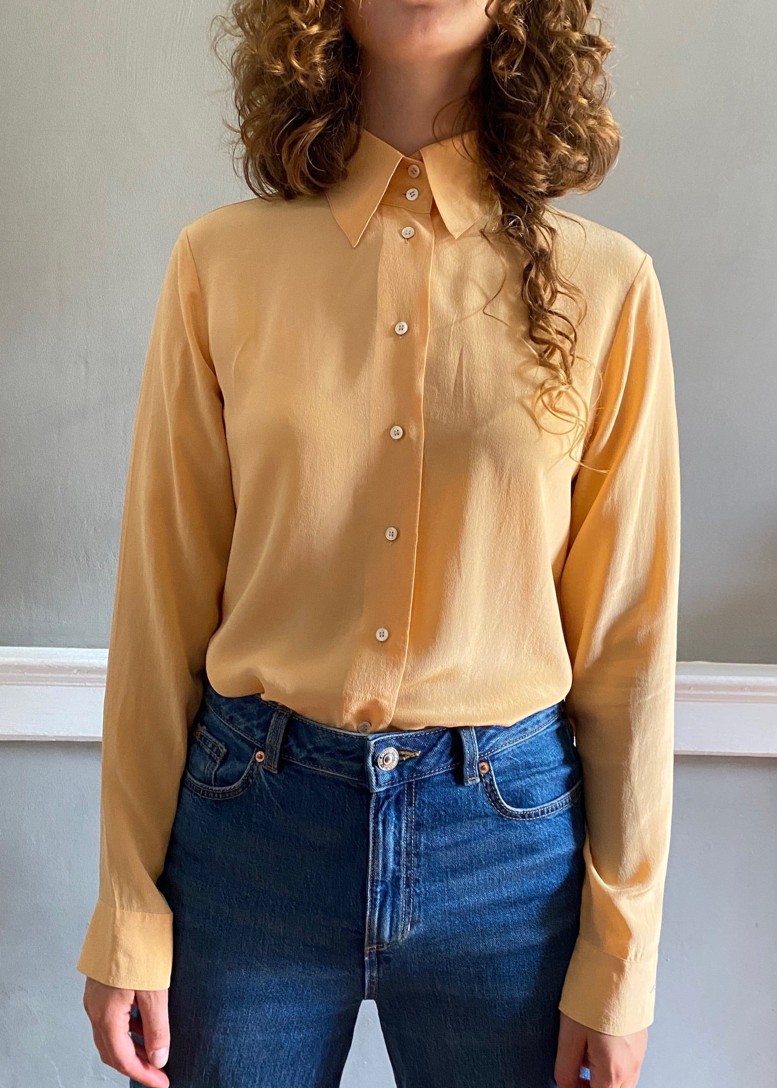 Vintage embroidered blouse LOVE 22