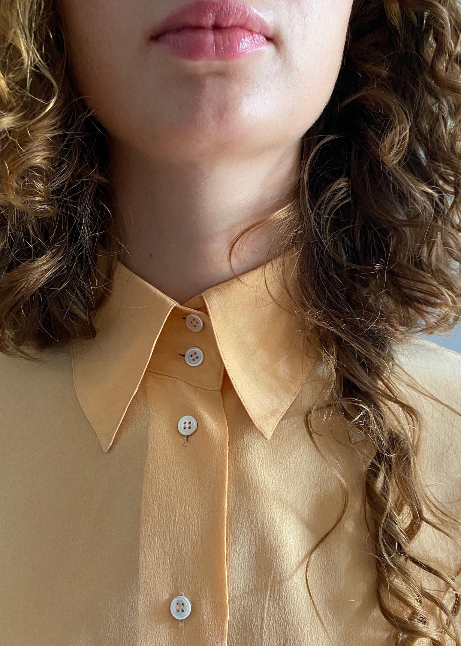 Vintage embroidered blouse LOVE 22