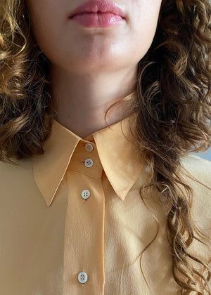 Vintage embroidered blouse LOVE 22