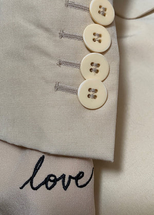 Vintage embroidered LOVE blouse 27