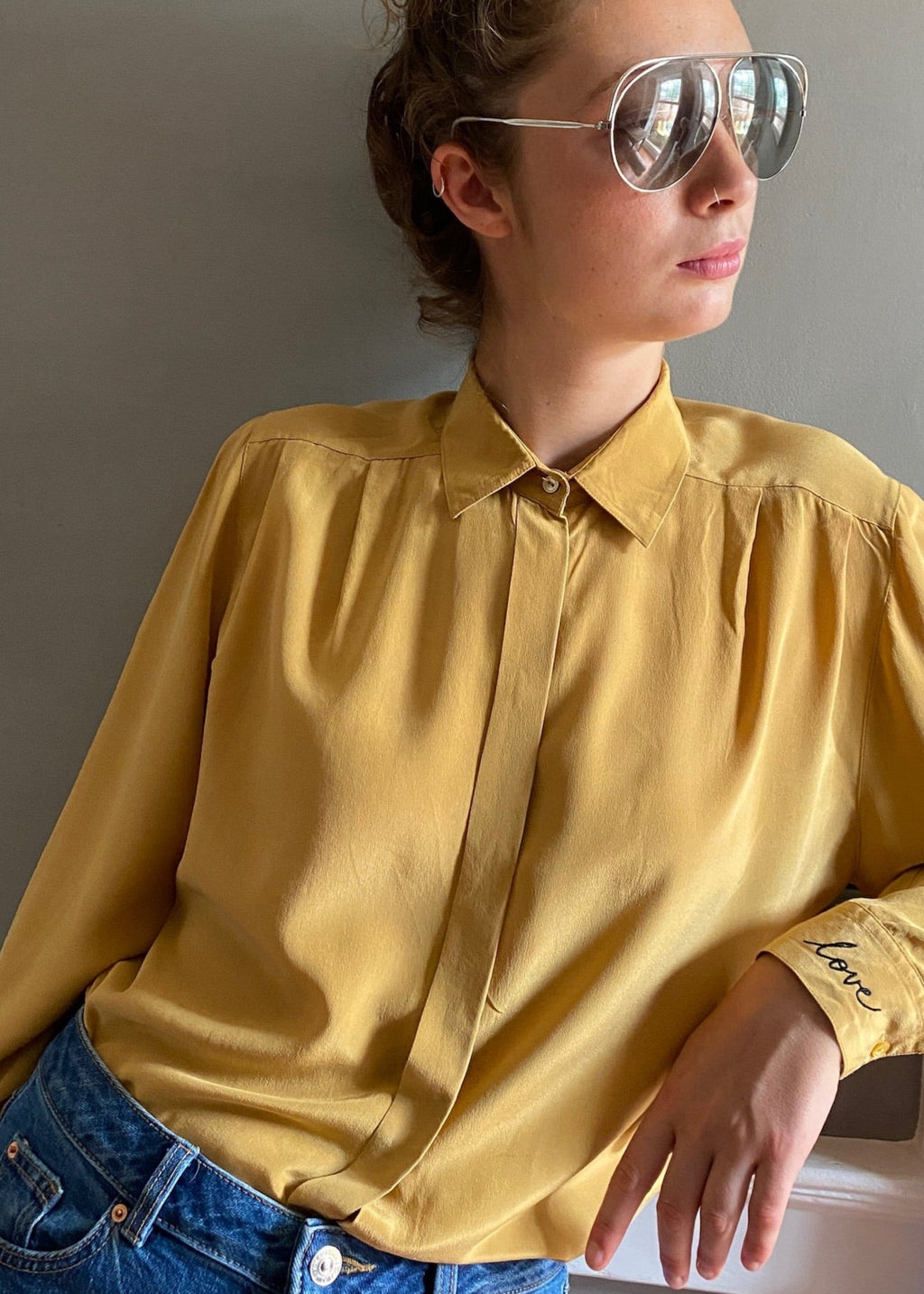 Vintage Carat LOVE blouse 33