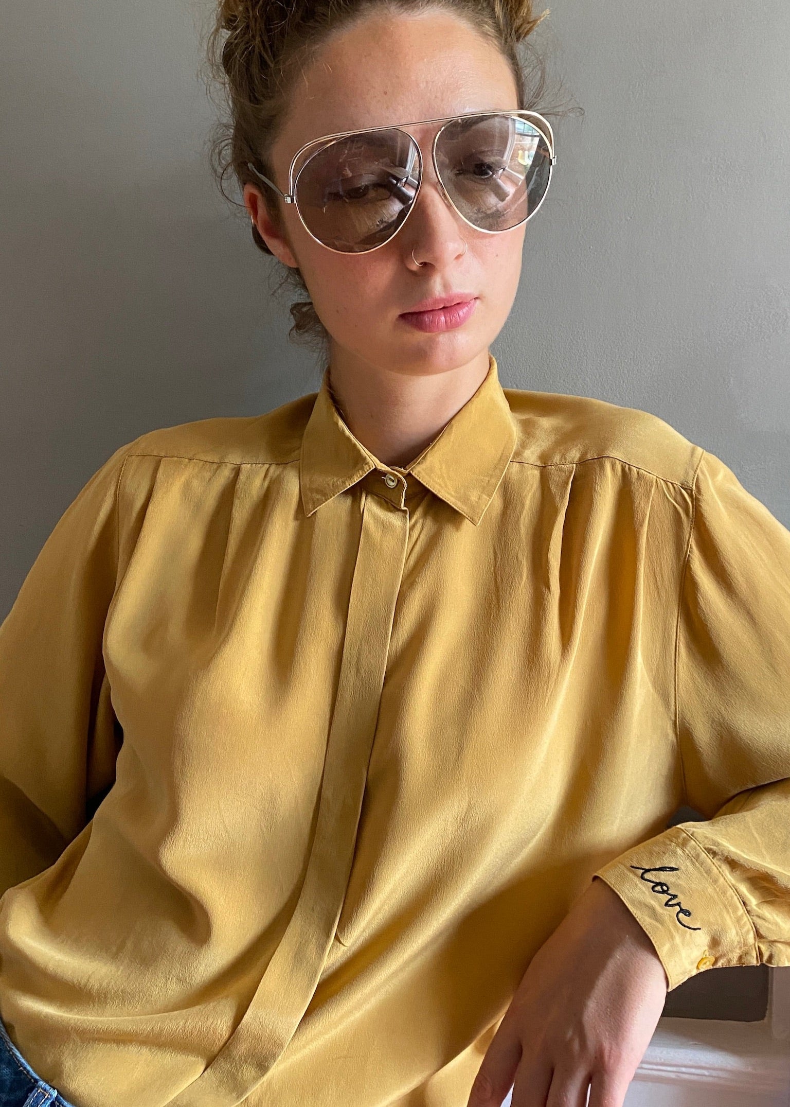 Vintage Carat LOVE blouse 33